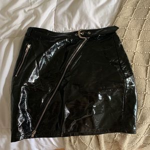 TOBI faux leather skirt